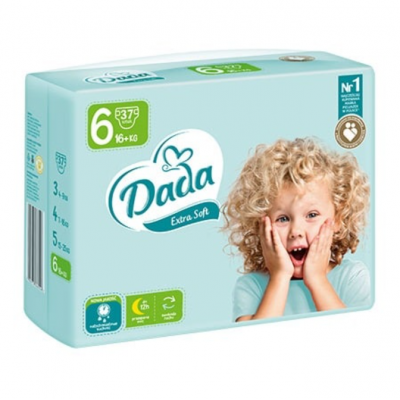 Підгузки Dada Extra Soft 6 (16+ кг) 37 шт