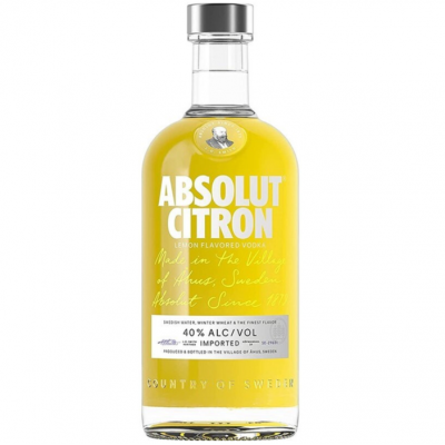 Водка Absolut citron 40% 0.7л