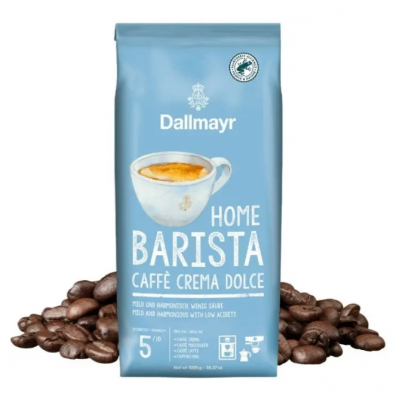 Кофе в зернах Dallmayr Home Barista Caffe Crema Dolce 1кг