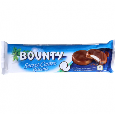 Печиво Bounty Secret Centre Biscuits бісквітне 132 г