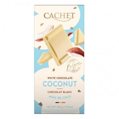 Шоколад молочний Cachet coconut 100г