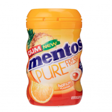 Жувальна гумка Mentos Pure з фруктовим смаком, без цукру 60г