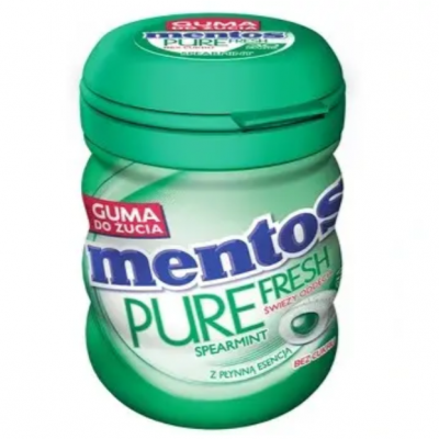 Жувальна гумка Mentos Pure Spearmint без цукру 60г