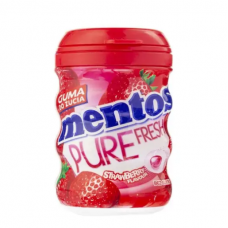 Жувальна гумка Mentos Pure смак полуниці, без цукру 60г