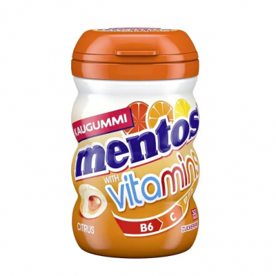 Жувальна гумка Mentos Pure vitamins без цукру 60г