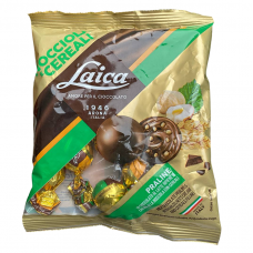 Цукерки шоколадні Laica nocciola e cereali 135г