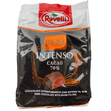 Шоколадні цукерки Rovelli Rum Intenso 70% 200г