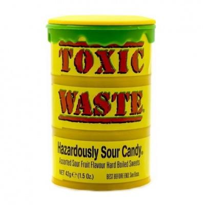 Кислые леденцы Toxic Hazardously sour cand 42г