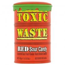 Кислі льодяники Toxic red sour cand 42г