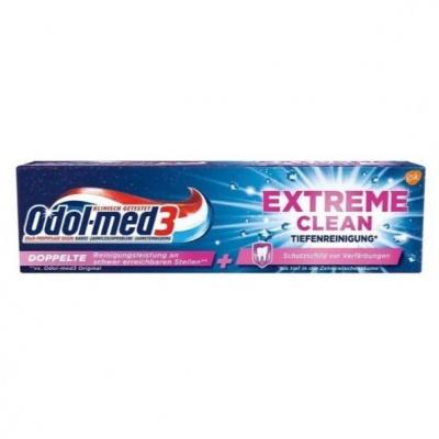 Зубная паста Odol-Med 3 Extreme Clean Tiefenreinigung 75мл