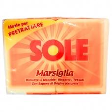 Мыло для удаления пятен Sole marsiglia 2x250г