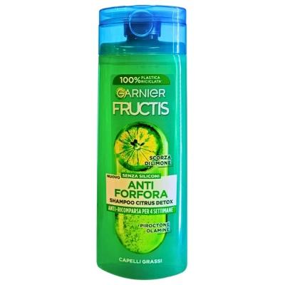 Шампунь проти лупи для жирного волосся Garnier Fructis 250 мл