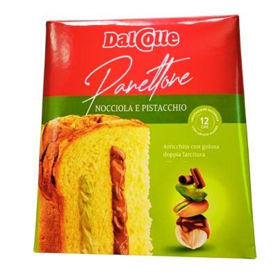 Панеттон Dalcolle Pandoro фундук та фісташка 750г