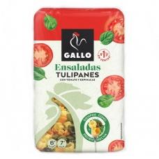 Макаронні вироби  Gallo ensaladas tulipanes з томатами і шпинатом 450г