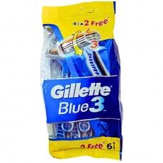 Станки для бритья Gillette Blue 3 (6 штук)