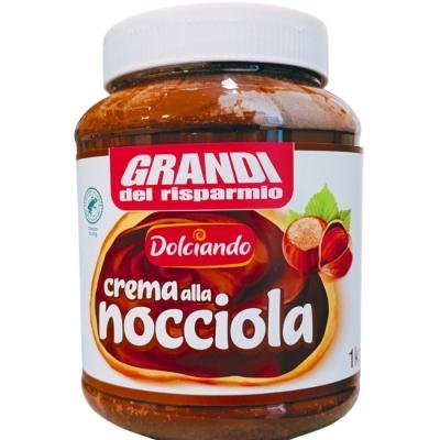 Шоколадна паста Dolciando crema alla nocciola 1кг