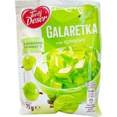 Желе со вкусом крыжовника Twoj Deser Galaretka 75 г