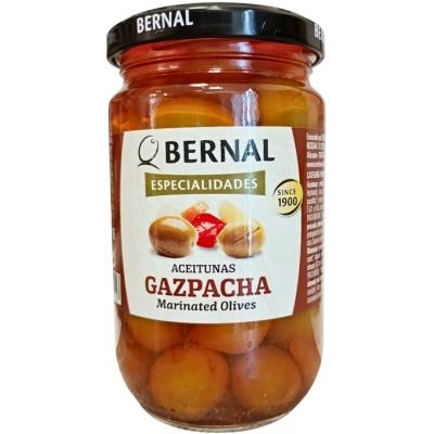 Оливки зеленые маринованные Bernal Gazpacha 300 г