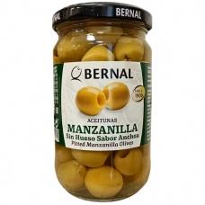 Оливки зеленые без косточки Bernal manzanilla 300 г