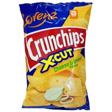 Чіпси Crunchip сир та цибуля 75 г