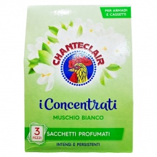 Ароматичні саше для шаф та шухляд Chanteclair Muschio Bianco 3 шт