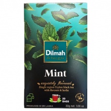 Чай чорний з м'ятою Dilmah 20 пакетиків