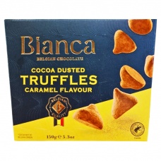 Цукерки трюфель Бельгійський шоколад Bianca з карамеллю 150 г
