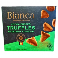Цукерки трюфель Бельгійський шоколад Bianca зі смаком лісового горіха 150 г