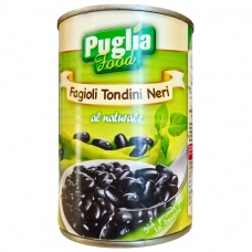 Квасоля чорна Puglia Food Fagioli Tondini Neri 400 г