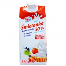 Сливки Pilos Smietanka UHT 30% 330 мл