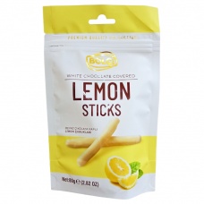 Лимонні палички Bolci Lemon Sticks в білому шоколаді 80 г
