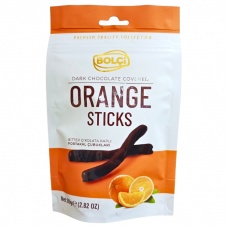 Апельсинові палички Bolci Orange Sticks в темному шоколаді 80 г