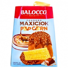 Кекс Balocco Pandoro Maxiciok з кремом Pop Corn та шоколадною глазур’ю 800 г