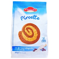 Печиво Pineta Piroette з какао та шоколадним смаком 350 г