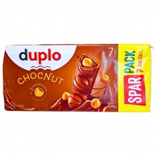 Батончики Ferrero Duplo Chocnut з цілими лісовими горіхами 7 штук 182 г