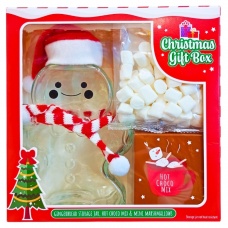 Подарунковий набір Becky’s Christmas Gift Box банка-пряник какао та маршмелоу