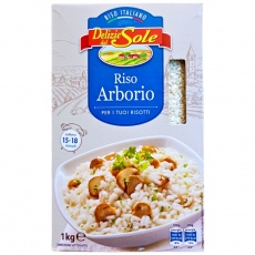 Рис Delizie dal Sole Riso Arborio 1 кг