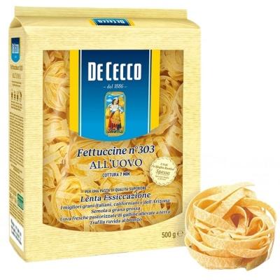Яєчні макарони De Cecco Fettuccine n.303 0.5 кг