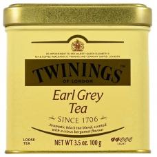 Чорний чай Twinings earl grey 100 г
