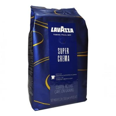 Кава в зернах lavazza espresso super crema 1 кг