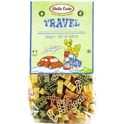 Dalla Costa Travel макароны для детей с помидором и шпинатом 250 г