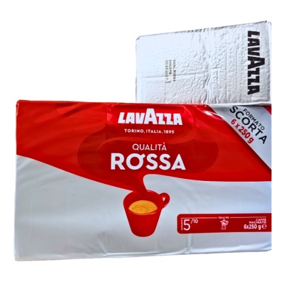 Мелена кава Lavazza Qualita Rossa 250 г Мелена кава Lavazza Qualita Rossa 250 г