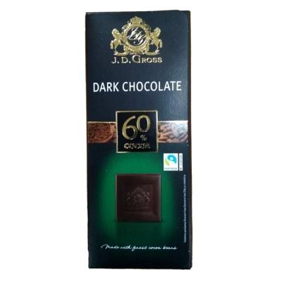 Шоколад J.D.Gross 60% cacao чорний 125 г