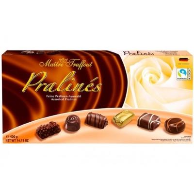 Шоколадні цукерки Maitre Truffout Pralines 400 г