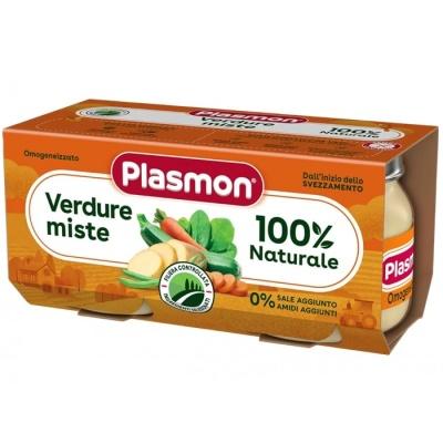 Дитяче пюре Plasmon суміш овочів 80г