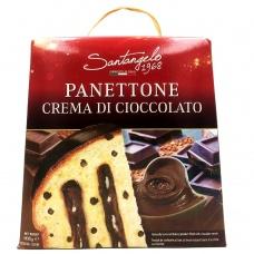 Панеттоне Santangelo alla crema di cacao с шоколадом 908 г
