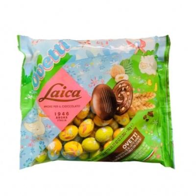 Цукерки шоколадні Laica Ovetti лісовим горіхом 1кг