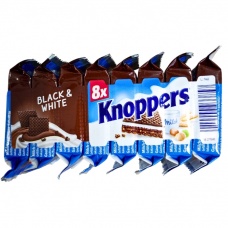 Вафлі Storck Knoppers Black & White 200 г