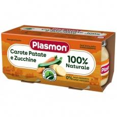 Дитяче пюре Plasmon морква, картопля та цукіні 80г