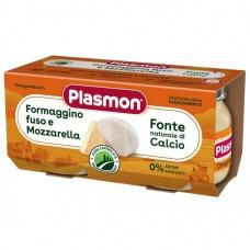 Пюре Plasmon плавленый сыр и моцарелла от 6 месяцев без глютена 80г